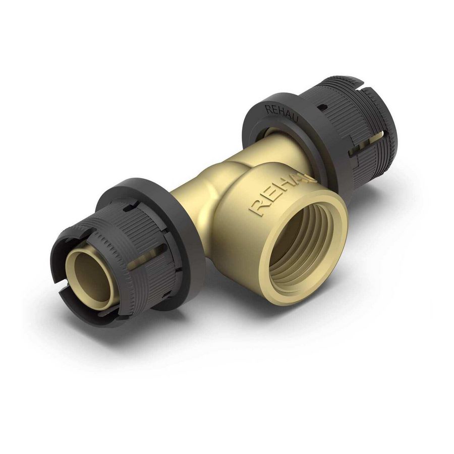 T-koppeling verlopend 16x1/2"bn.dr.x16mm schuif FASTLOC LX