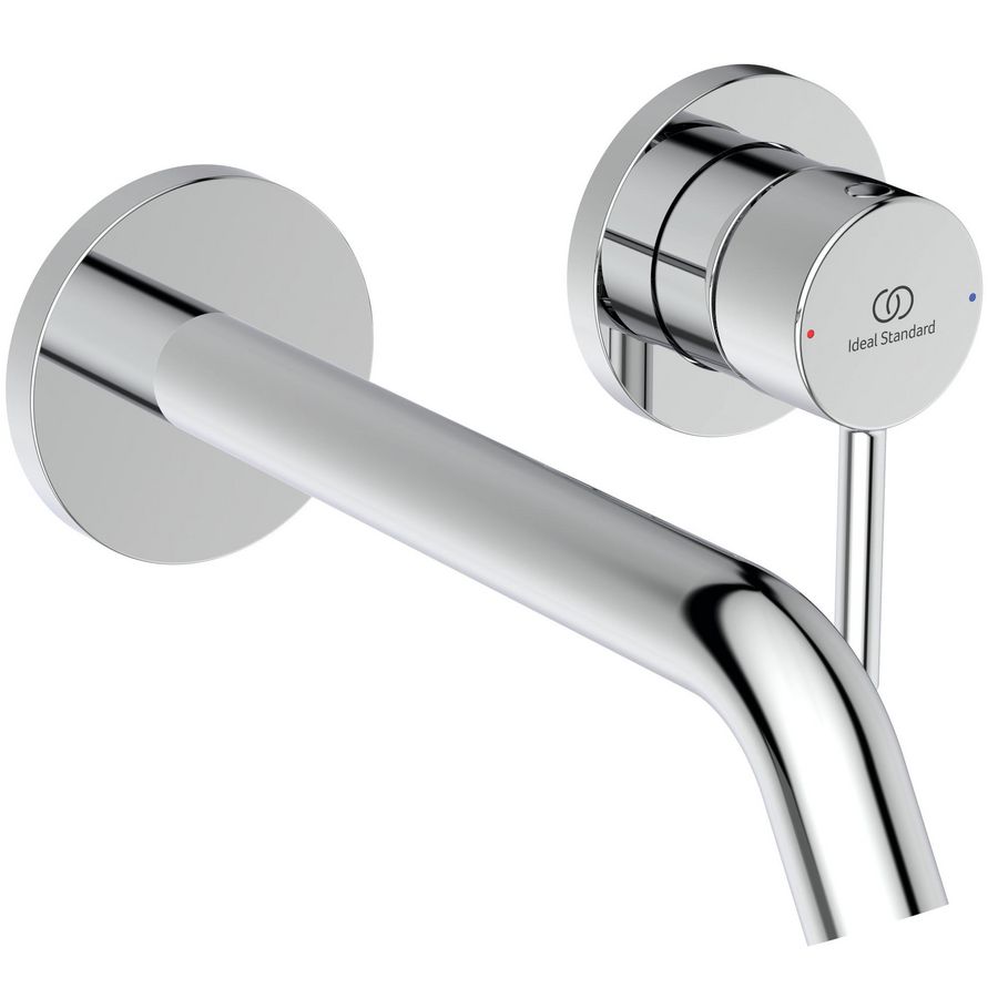 Wandmengkraan m. uitloop 180mm opbouwdelen chroom ceraline nuovo