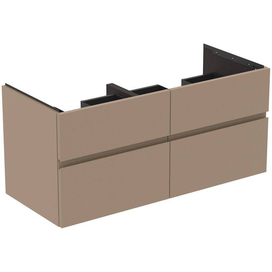 Wastafelmeubel 1200x505x550mm mat greige 4 laden Finesse