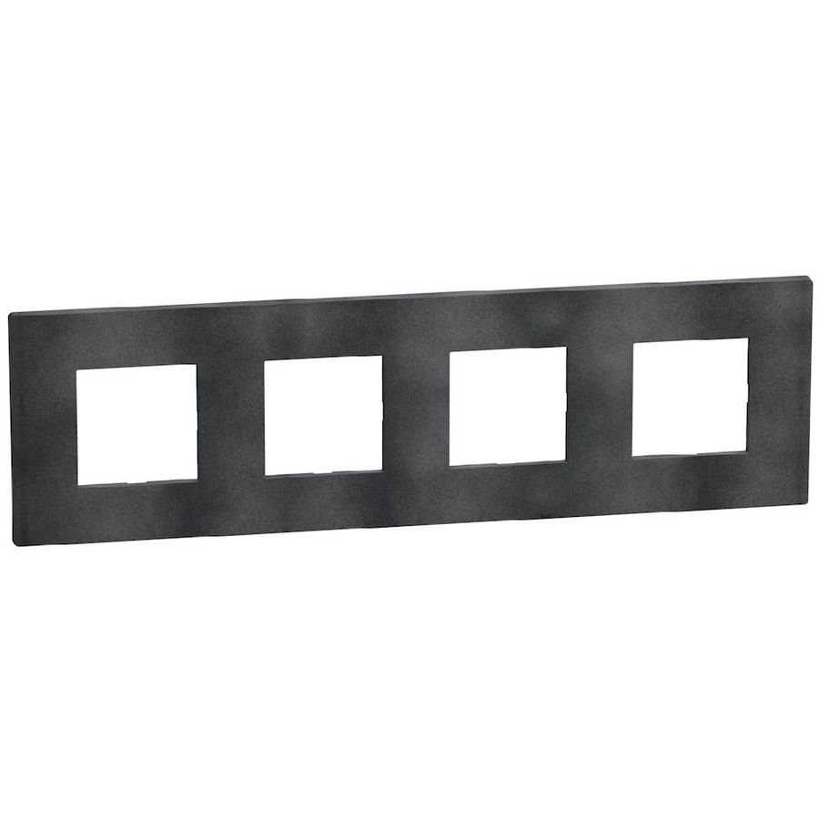 Doos a 10st. Light Now afdekraam 4x2 mod zwart grey 10