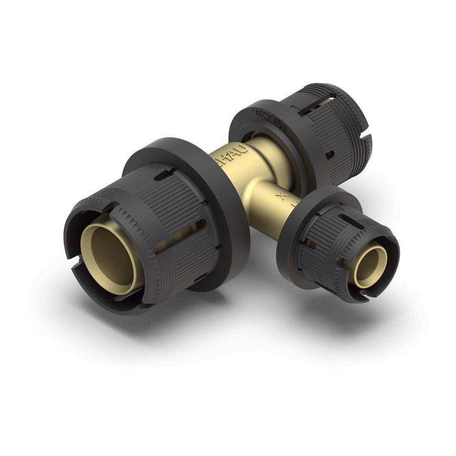 T-koppeling verlopend 25x16x20mm schuif FASTLOC LX