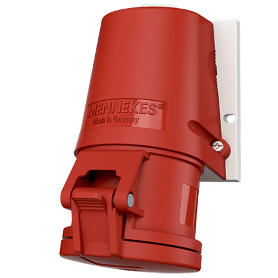 Wandcontactdoos 32A 4-polig 6H 400V IP44 TwinCONTACT
