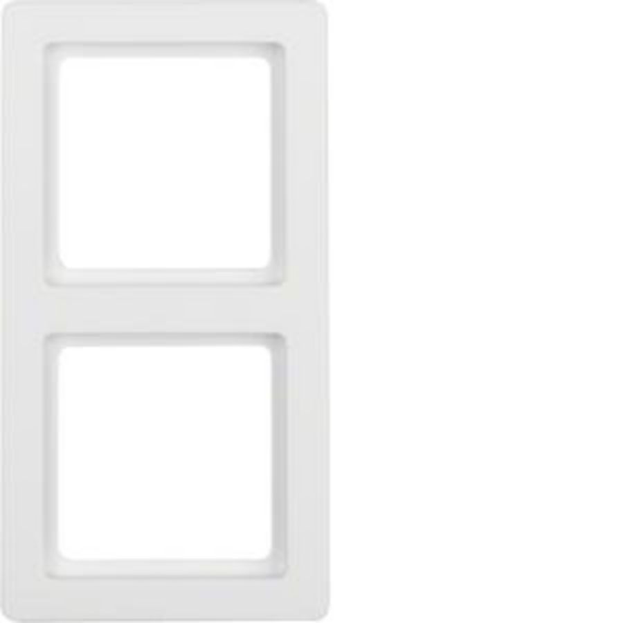 Afdekraam 2-v berker Q.1 polarwit soft-finish