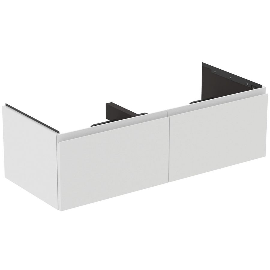 Wastafelmeubel 1200x505x370mm matt white 2 laden Finesse