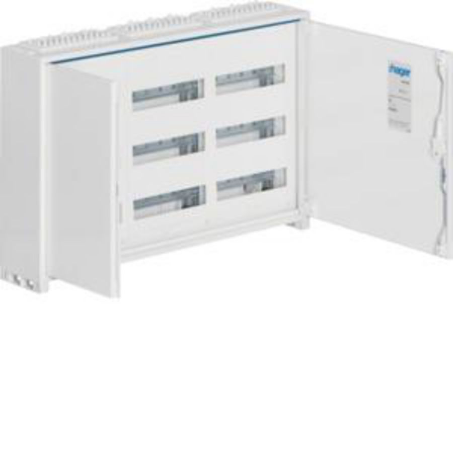 Opbouwveldverdeler IP44 500x800x161mm 108 mod. geisoleerd