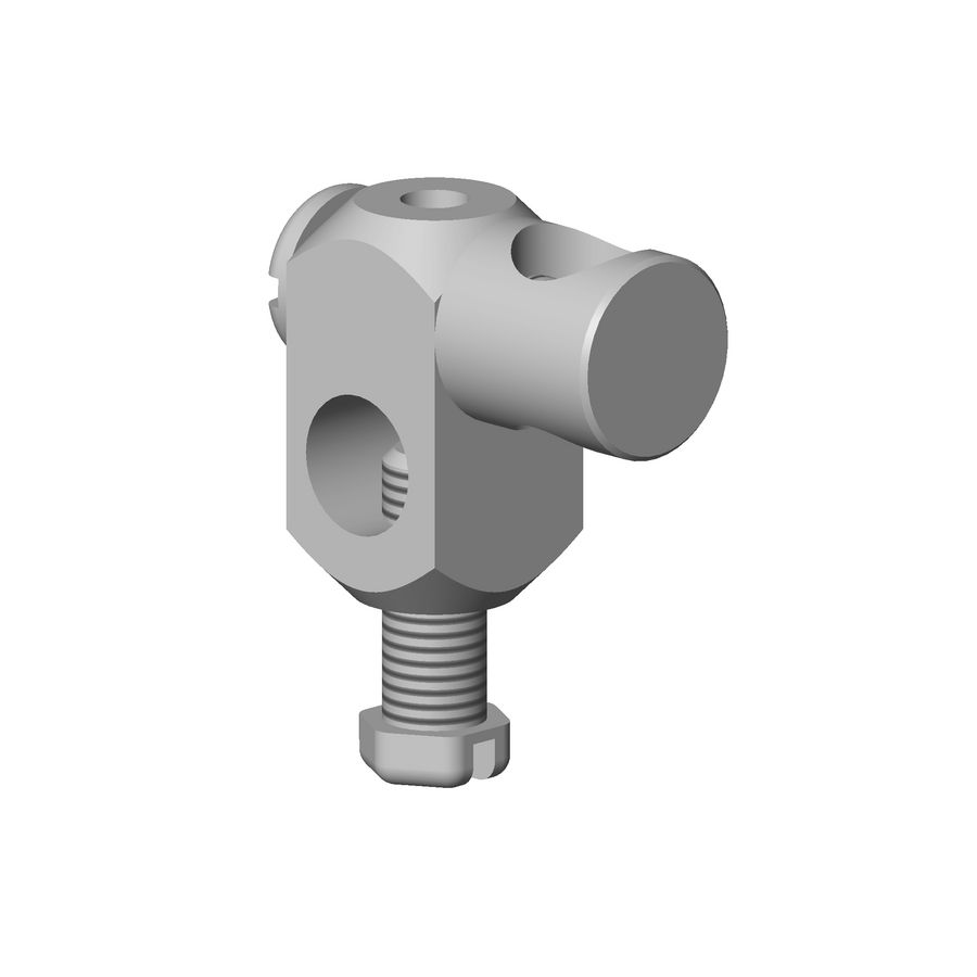Scharnier afgar. 9X20X25mm-LG