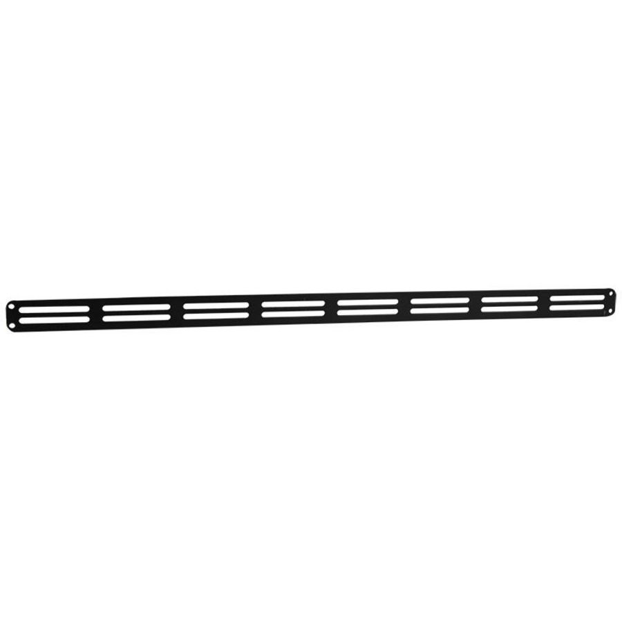 ALU vlak plintrooster 400x20mm zwart