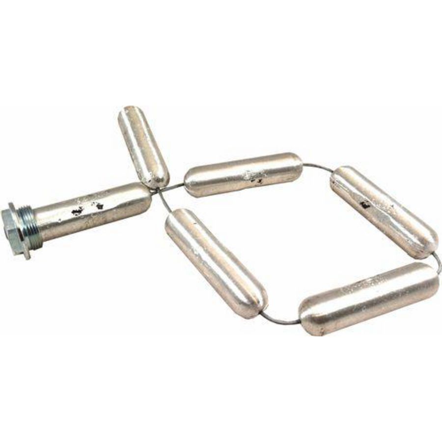 Magnesiumanode geisoleerd