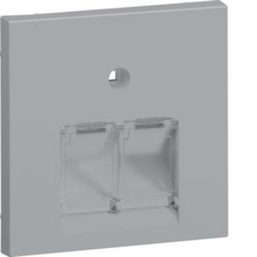 Centraaldeel 55mm data/universeel 2-voudig hal.vrij alulook