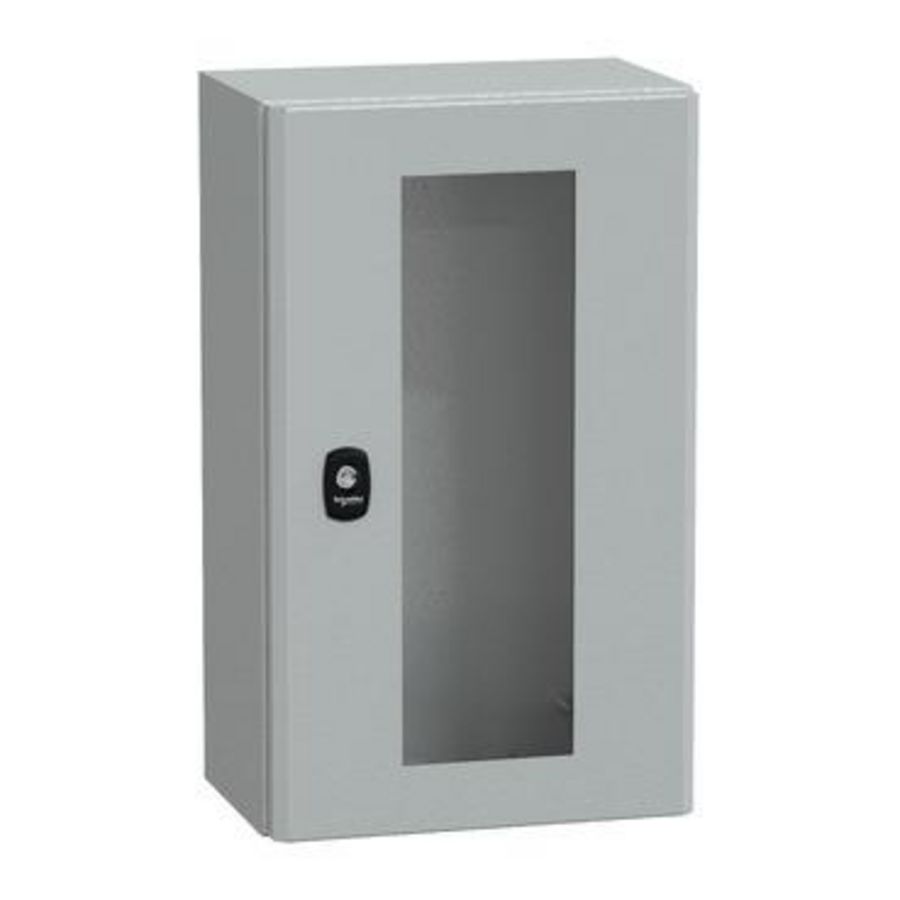 Kast Ruitdeur 500x300x200mm IP66 IK08 RAL7035 Spacial S3D