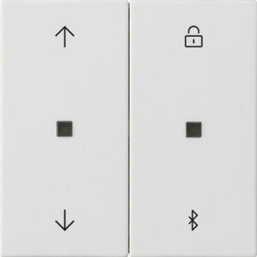 S3000 jl.-/schakelklok BT pijlen System 55 zuiver wit m