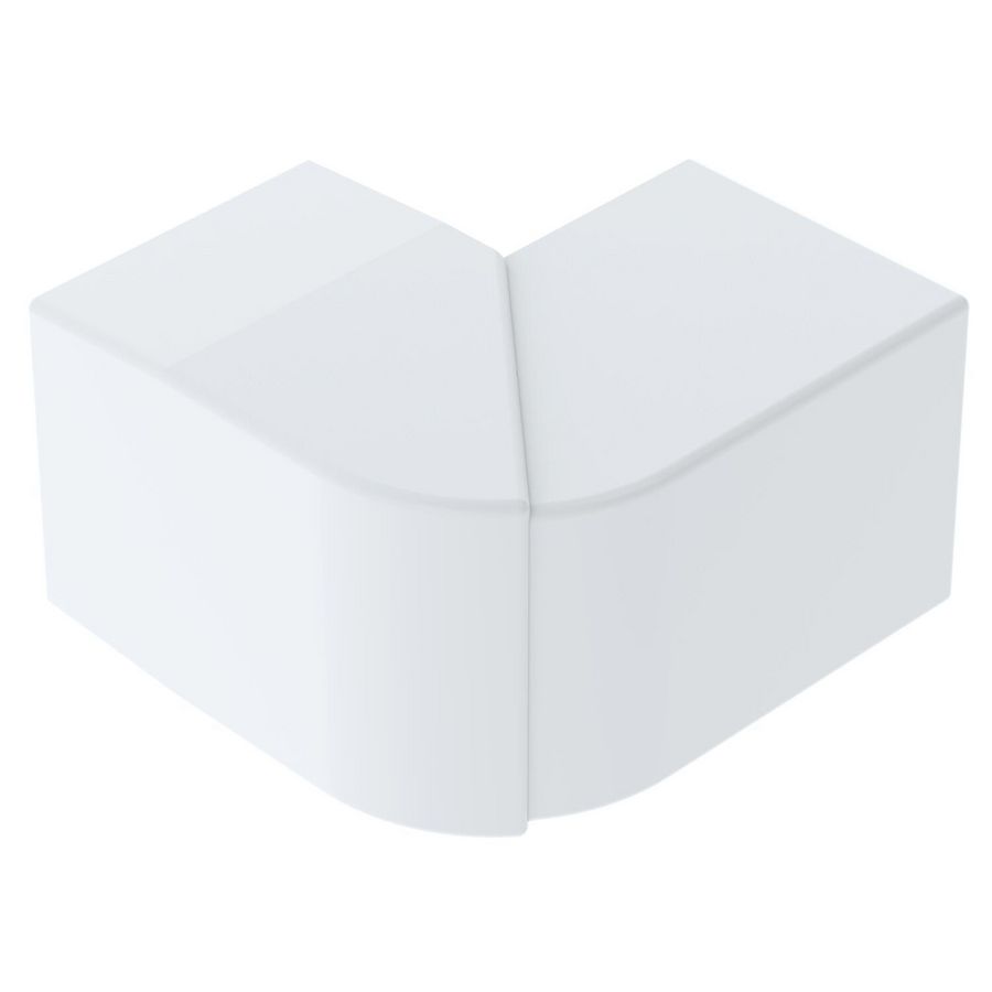 Buitenhoek LE 40x90 9010 100x90x100 polycarbonaat VVE=4