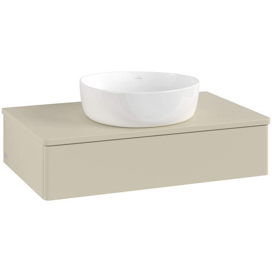 Wastafelonderkast Antao 800x190x500mm S.Grey Matt Lacquer L08010HJ