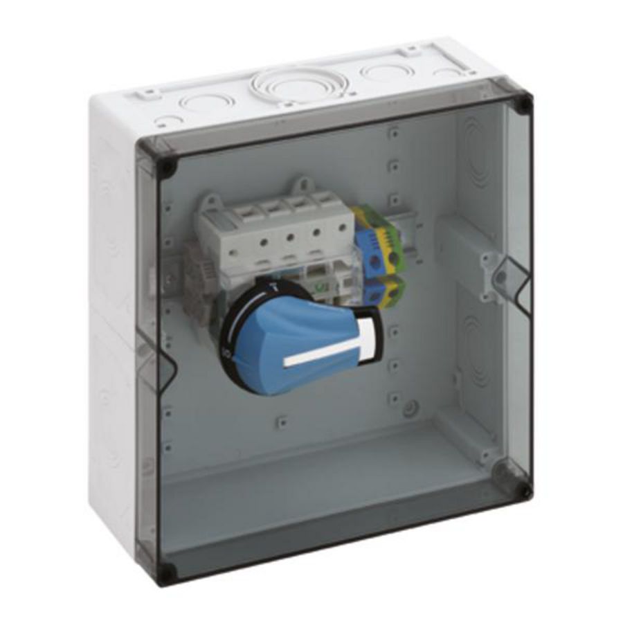 Patroonlastscheider behuizing vermogensautomaat IP54/IP65