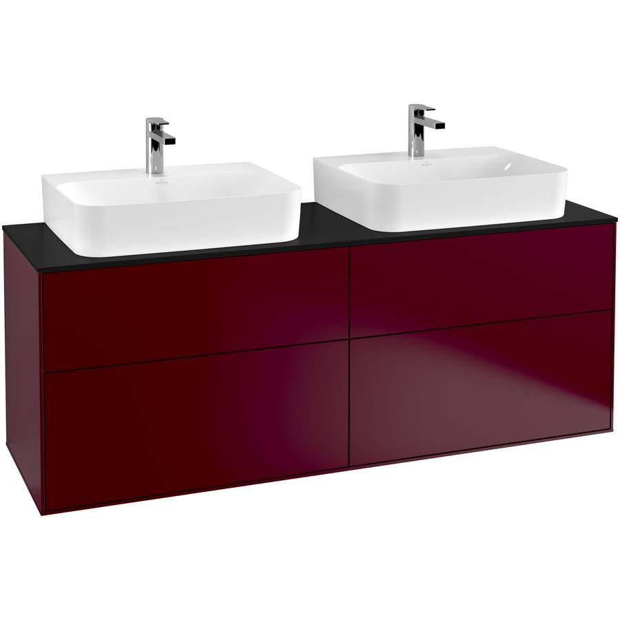 Wastafelonderkast Finion 1600x603x501mm Peony Matt Lacquer G18200HB
