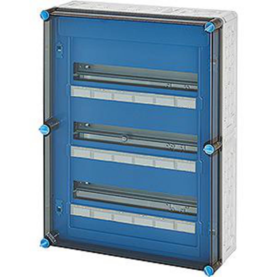 au.beh. IP65 54 mod 3x18 BM6 450x600mm +PE/Nul klem