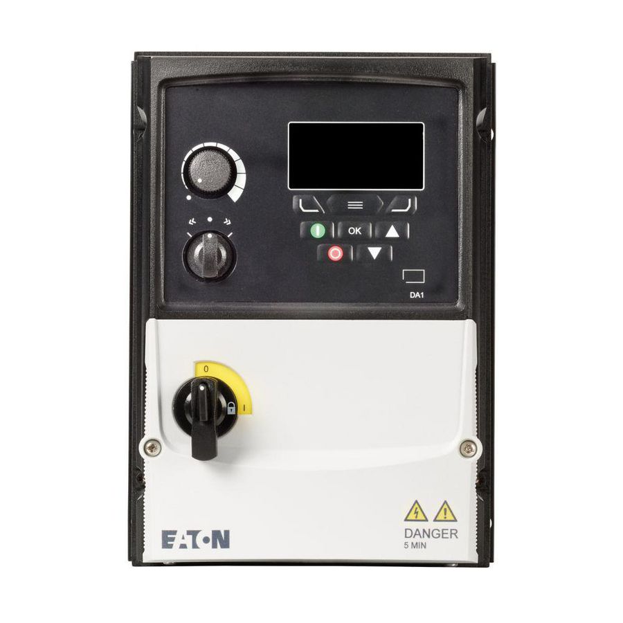 Frequentieregelaar U/f SLV CLV DA1 1-/3-230V 4,3A 0,75kW EMC