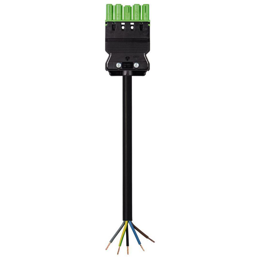 Aansluitsnoer GST18I5 female 1,5mm² 100cm B2CA groen VVE=30