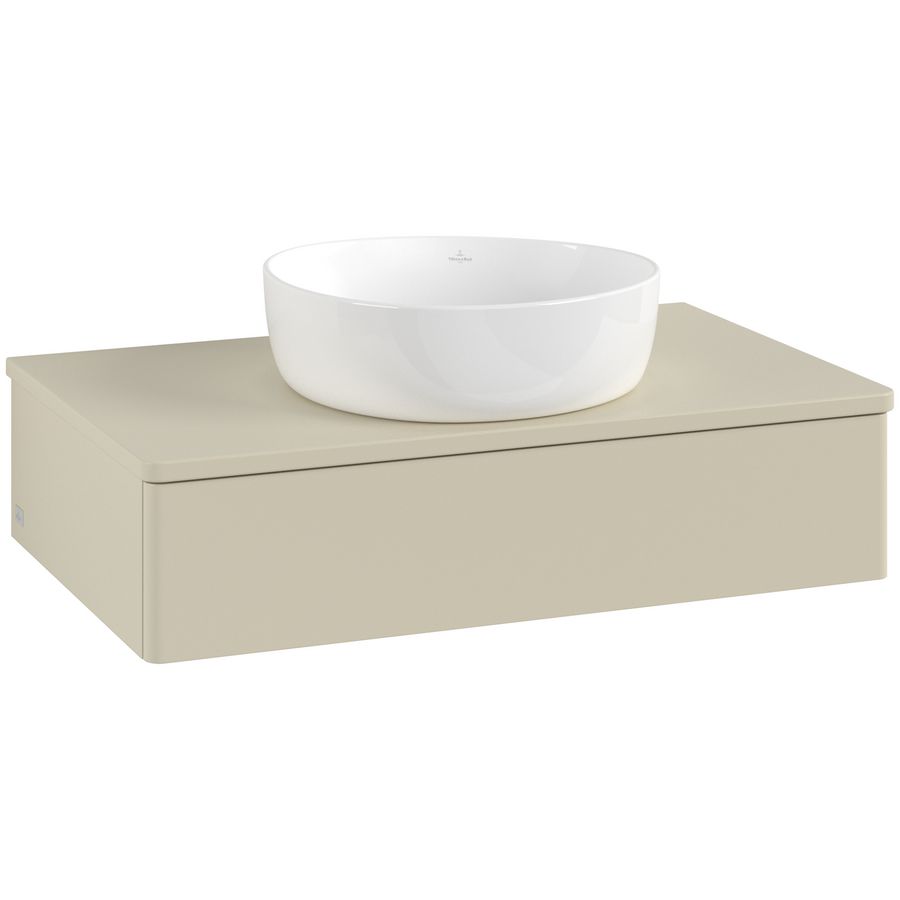 Wastafelonderkast Antao 800x190x500mm S.Grey Matt Lacquer L08050HJ