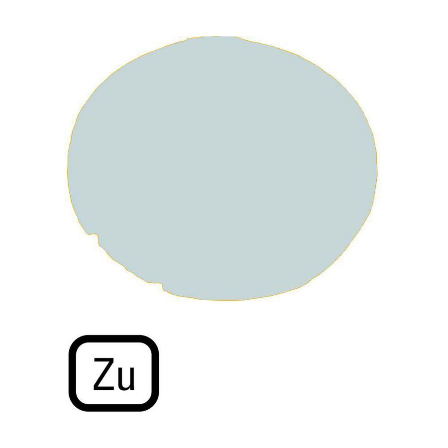Lenzen vlak wit "zu" VVE=10