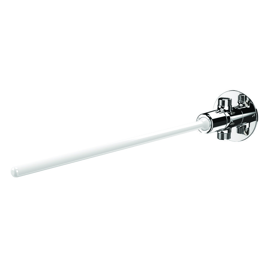 Kraan zelfsluiten kniebediend onderaansl. 1/2"bu.