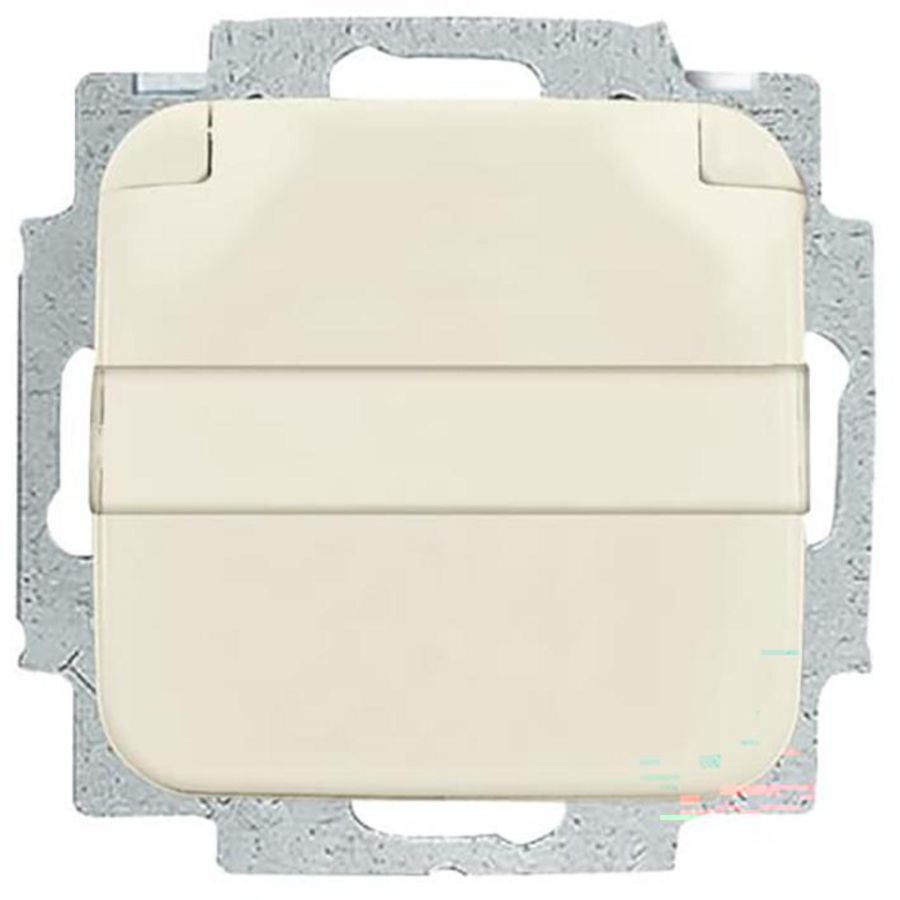 Tekstwandcontactdoos ra kv kd Centraalplaat inb SI creme (20 EUKNB-212)