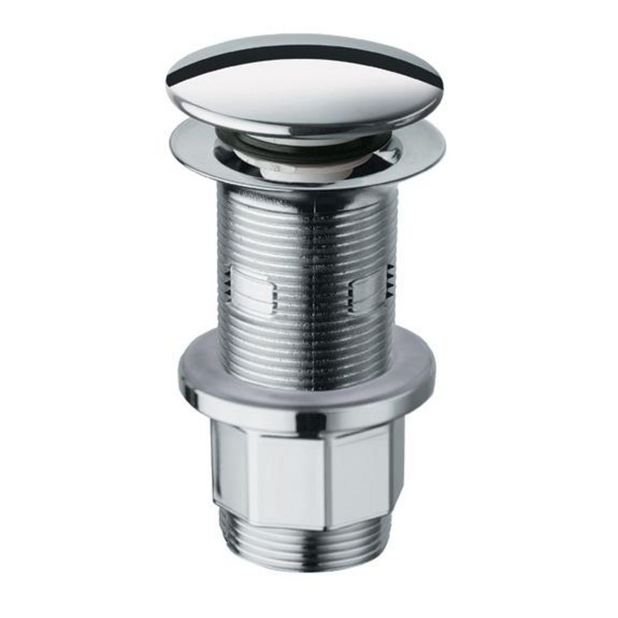 Wastafelafvoerplug Push Open WA434 1.1/4" chroom univ. Ø72mm /1-90mm