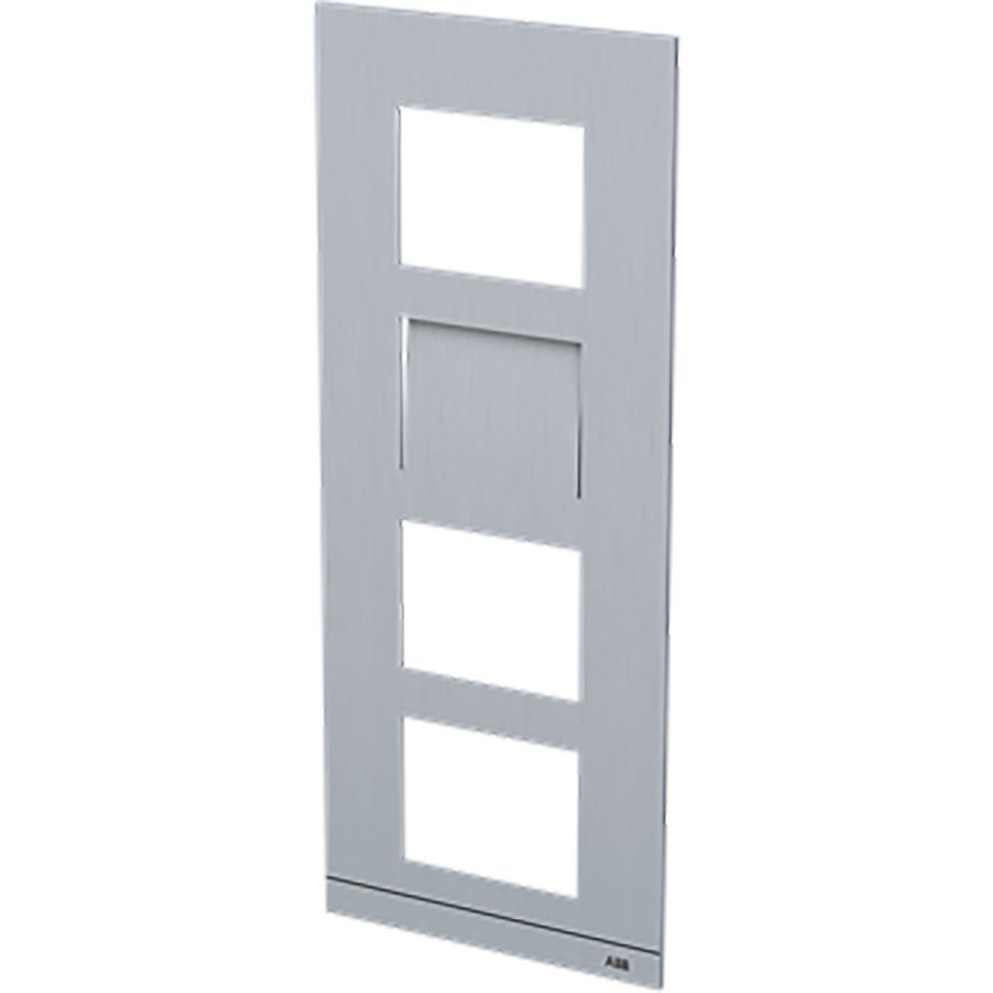 Welcome buitenpost frame video, maat 1/4, aluminium