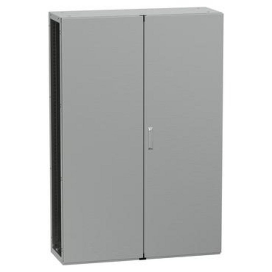 Aanbouwkast 1800x1200x400mm Scotch Brite 304L RVS X