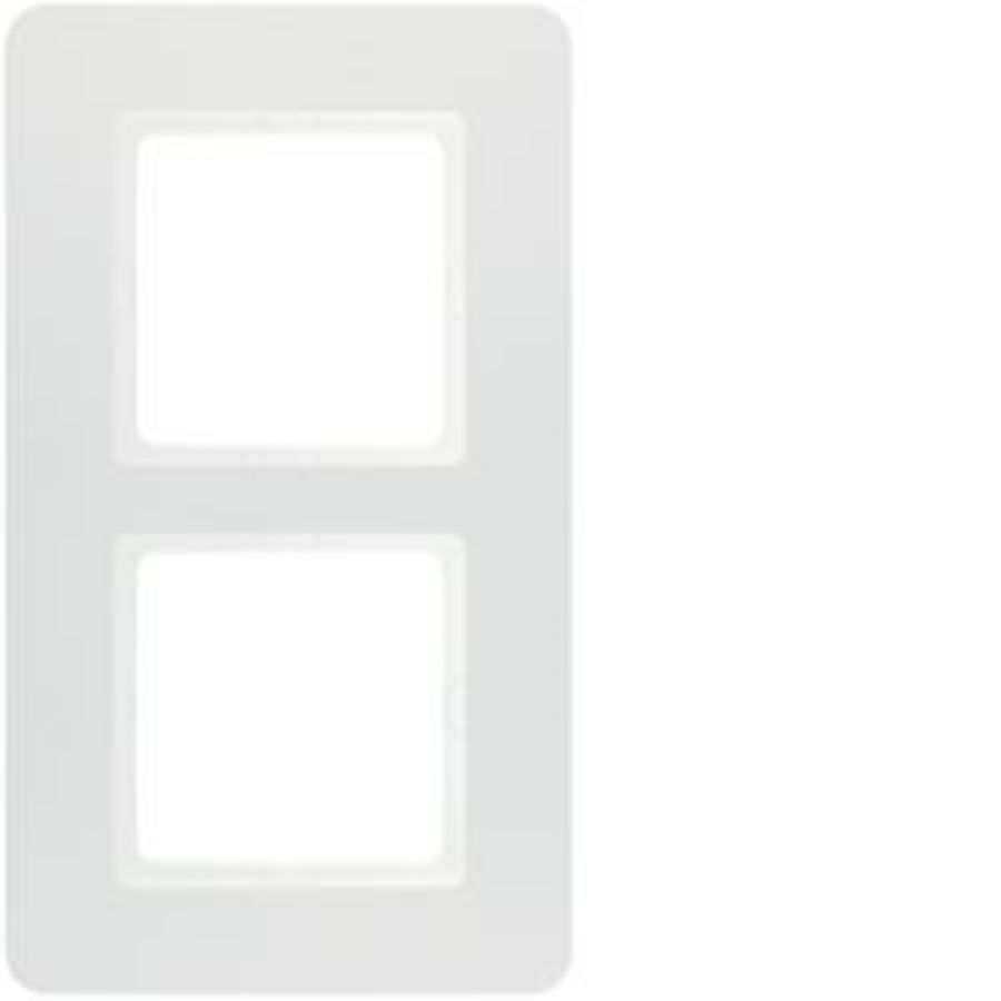 Afdekraam 2-voudig berker Q.7 polarwit soft-finish