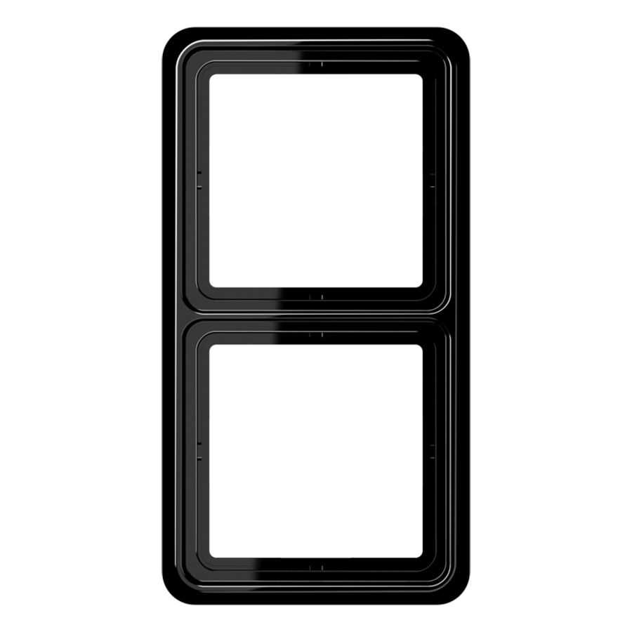 Afdekraam zwart 2-voudig CD500