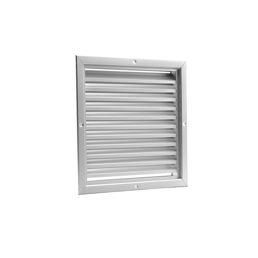ALU gevelrooster vaste lamellen 300x300mm F1 aluminium
