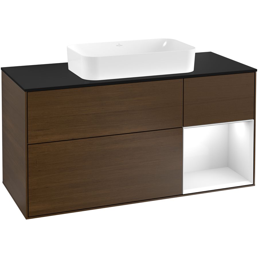 Wastafelonderkast Finion 1200x603x501mm W.Veneer G302GFGN