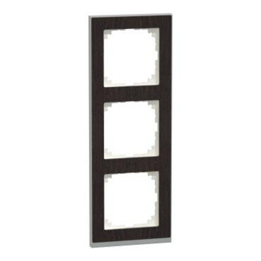 Afdekraam M-Pure Decor 3-voudig Hout Wenge Systeem M