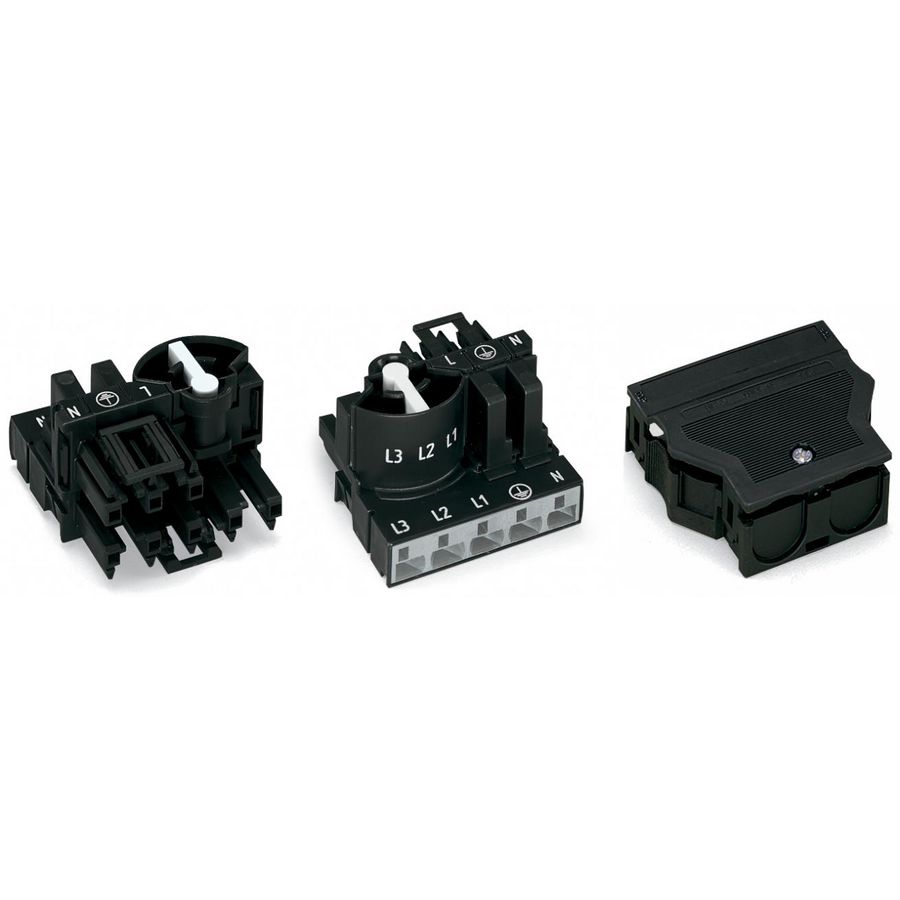 Verdeler van draai- naar wisselstroom 5/3-pol 770-611 VVE=10