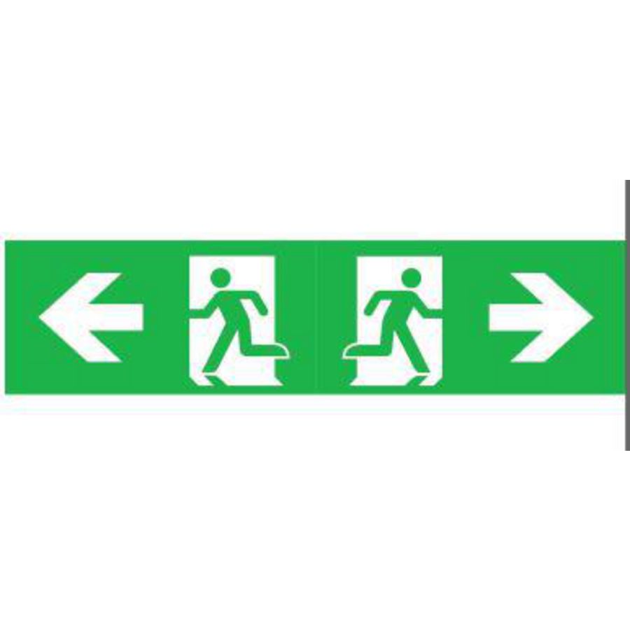 Pictogram noodverlichting pijl rechts Gennius