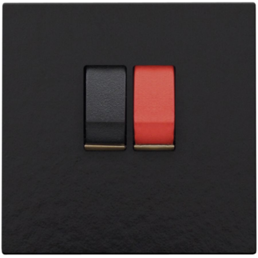 Afwerkingsset enkelvoudige luidsprekeraansl. piano black co