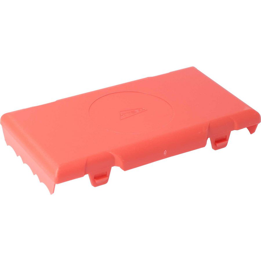 Blinddeksel rood  tbv universele lasdoos BK1619 VVE=10