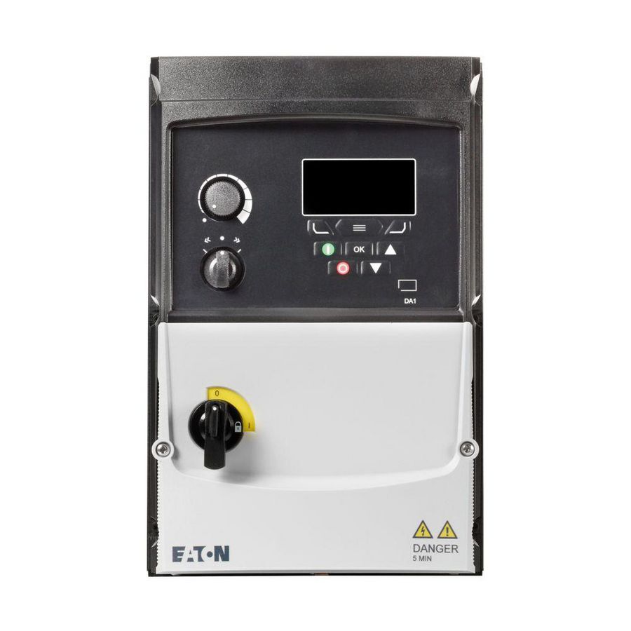 Frequentieregelaar U/f SLV CLV DA1 3-/3-230V 18A 4kW EMC