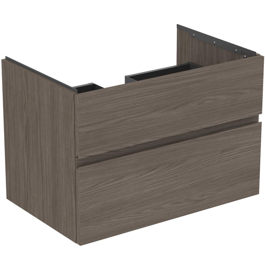 Wastafelmeubel 800x505x550mm dark elm 2 laden Finesse