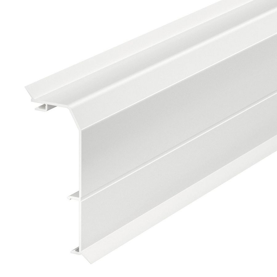 Lengte a 2m. DekselUDUO sokkel 40x105 DL 9010 puur wit