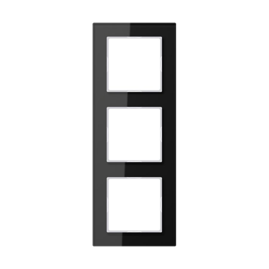 Afdekraam 3-voudig zwart A-creation