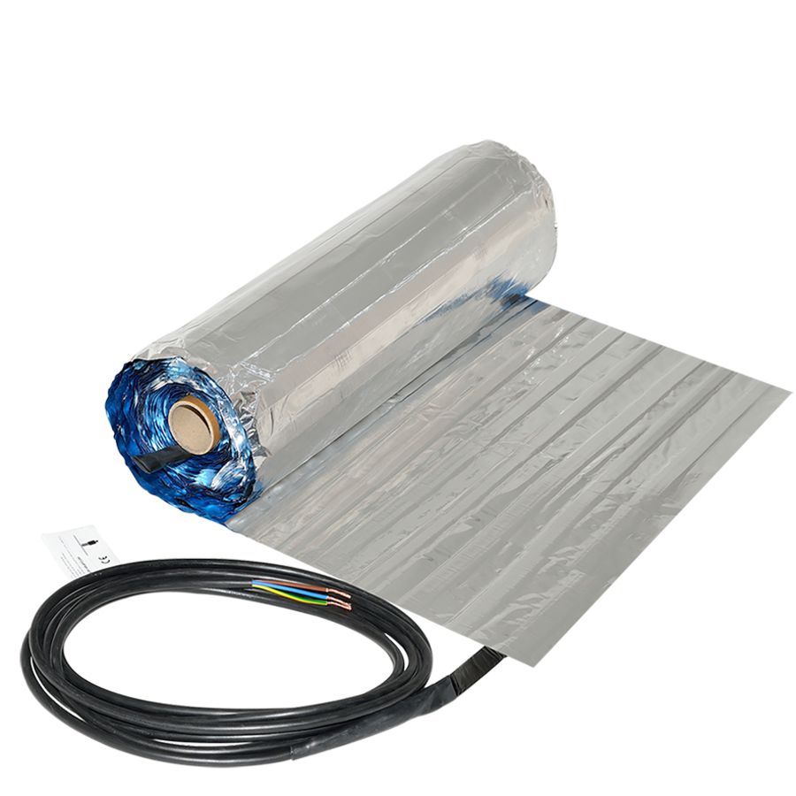 Elektrische vloerverwarming folie-uitvoering 1m² 120W (120w/m²) excl. thermostaat