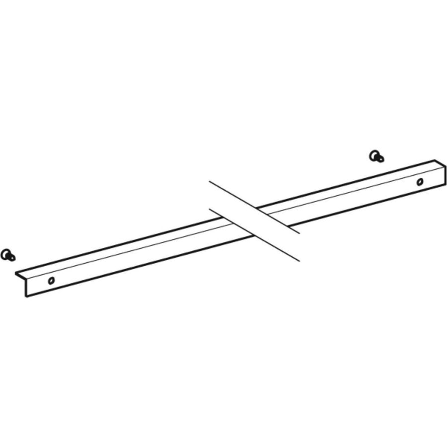 Glijprofiel voor wastafelonderkast met bev.