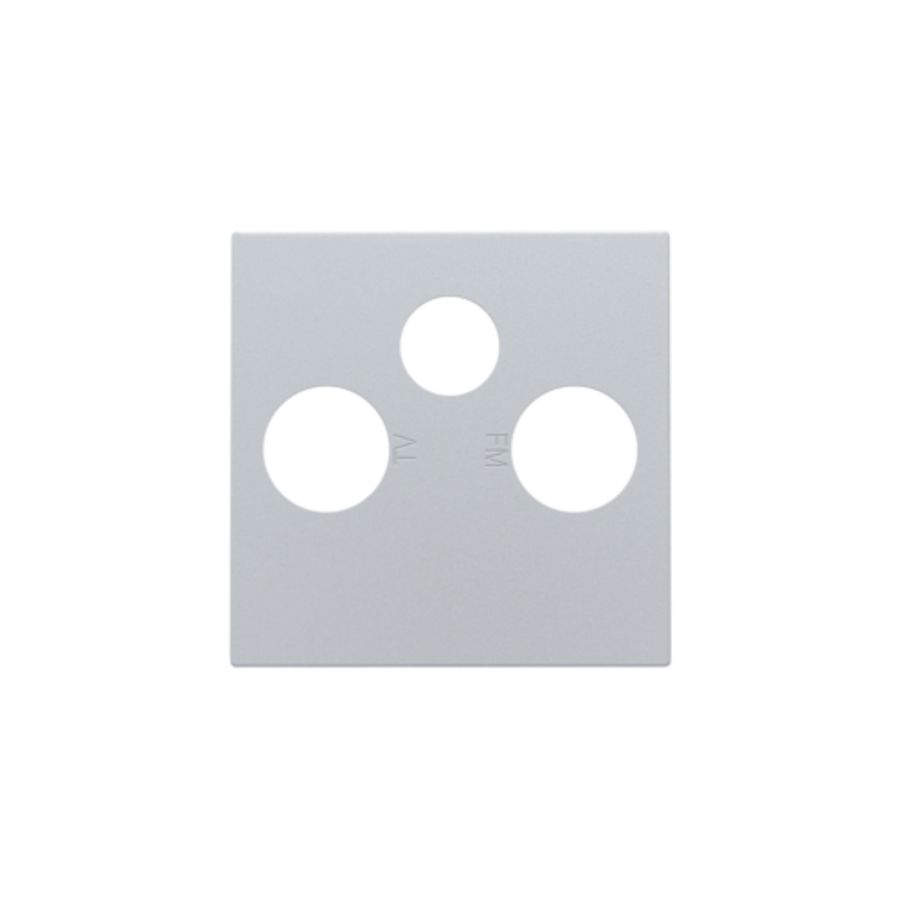 Afwerkingsset 2 enkelvoudige coaxaans. TV/FM/Satt. sterling