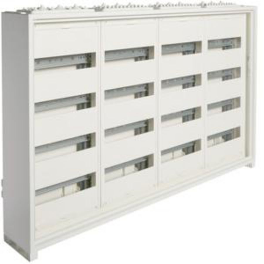 Opbouwveldverdeler IP30 650x1050x161mm 192 mod. geisoleerd