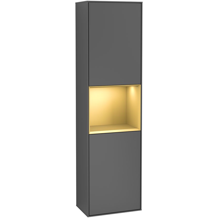 Hoge kast Finion 418x1516x270mm Antr. Matt Lacquer F460HFGK