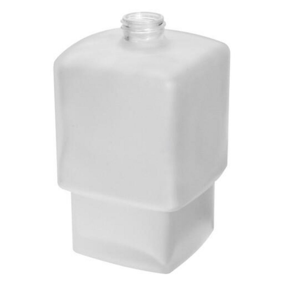 Flacon voor zeepdispenser gesatineerd kristalglas (S0526)