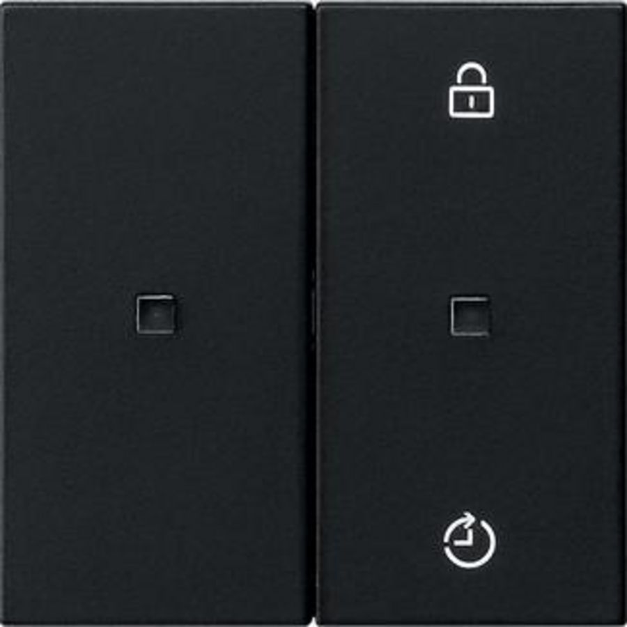 Gira eNet draadloos bedieningselement-opzetstuk Memory System 55 zwart m