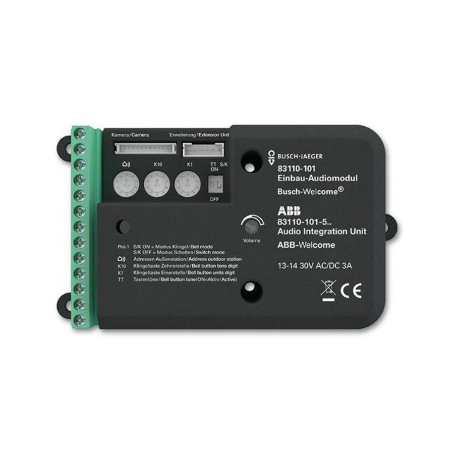 Welcome audiomodule inbouw